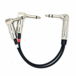 STRYMON STEREO TRS CABLE TO DUAL MONO - 1.5'