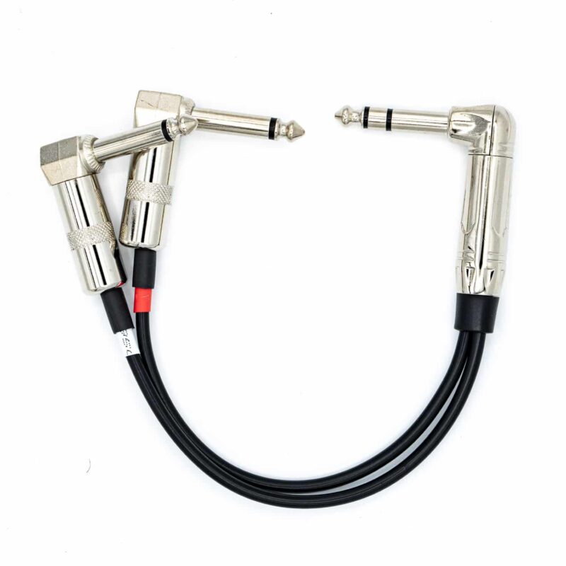 STRYMON STEREO TRS CABLE TO DUAL MONO - 1.5'