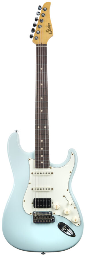 SUHR CLASSIC S ANTIQUE SONIC BLUE RW HSS