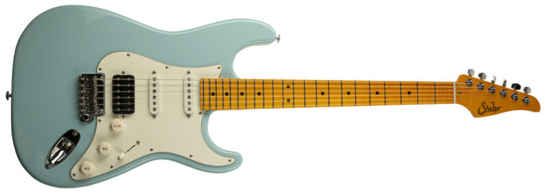 SUHR CLASSIC S ANTIQUE SONIC BLUE MP HSS