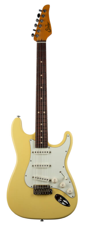SUHR CLASSIC S ANTIQUE VINTAGE YELLOW RW SSS