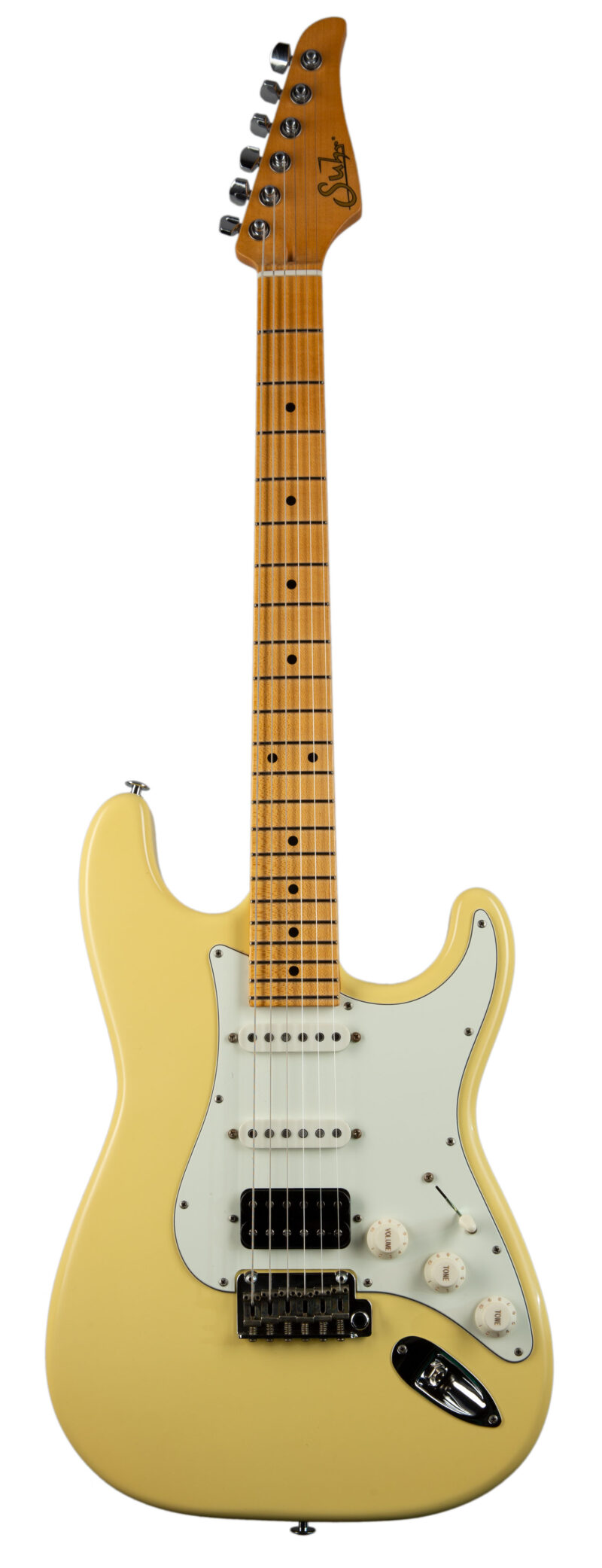 SUHR CLASSIC S ANTIQUE VINTAGE YELLOW MP HSS