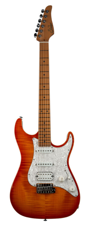 SUHR STANDARD PLUS TRANS HONEY AMBER BURST MP HSS