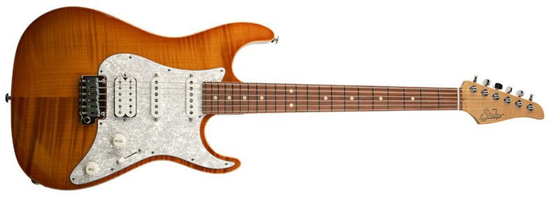 SUHR STANDARD PLUS TRANS HONEY AMBER BURST PF HSS