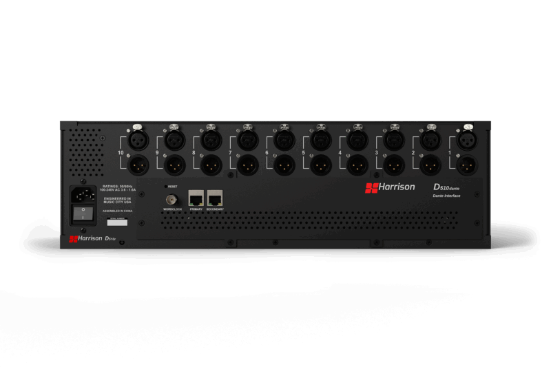HARRISON AUDIO Harrison 500 Rack con scheda Dante