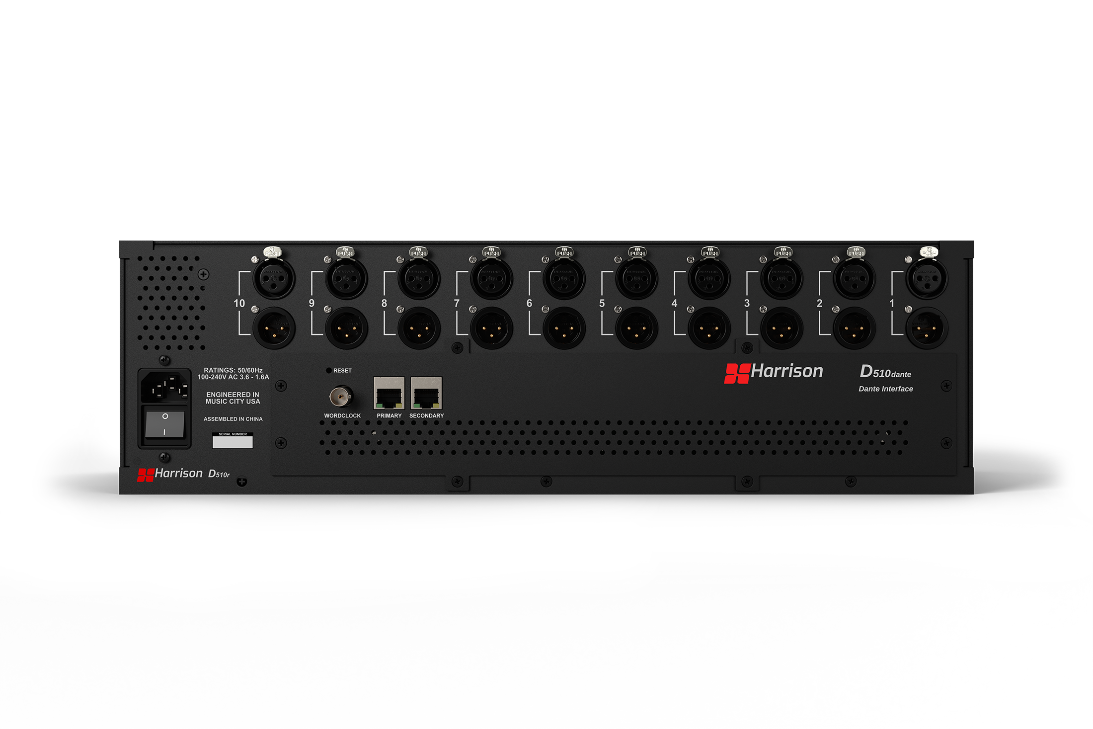 HARRISON AUDIO Harrison 500 Rack con scheda Dante