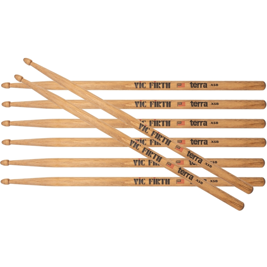 VIC FIRTH PVF American Classic X5B Terra 4pr Pack