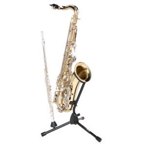 Gator Frameworks GFW-BNO-SAXFLU Supporto a treppiede per sax alto/tenore con attacco per clarinetto o flauto