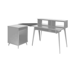 Gator Frameworks GFW-ELITEDESKCRNR-BLK Angolo scrivania workstation Elite in nero per studi e creator