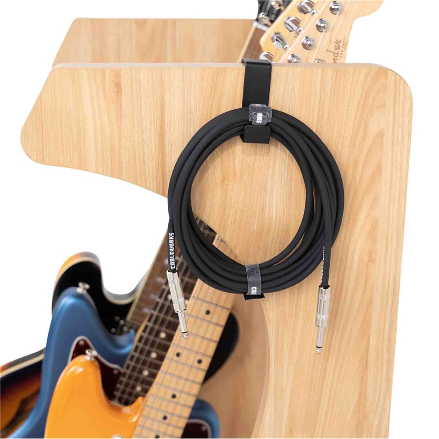 Gator Frameworks GFW-ELITEGTR3RK-MPL Rack per chitarre 3-4 posti in finitura acero naturale opaco