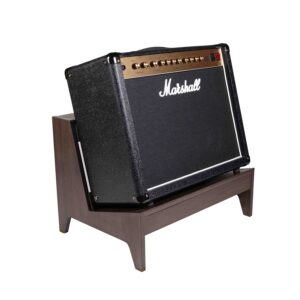 Gator Frameworks GFW-ELITEGTRAMPLG-BRN Stand per amplificatore combo Large in finitura Dark Walnut Brown