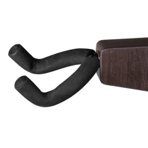 Gator Frameworks GFW-ELITEGTRHNGSTD-BRN Stand appendi-chitarra in finitura marrone noce scuro