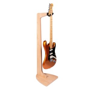 Gator Frameworks GFW-ELITEGTRHNGSTD-MPL Stand appendi-chitarra in finitura naturale acero opaco