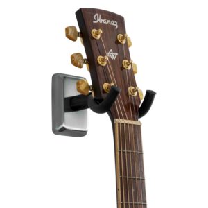 Gator Frameworks GFW-GTR-HNGRSCH Supporto a muro per chitarra con piastra in cromo satinato