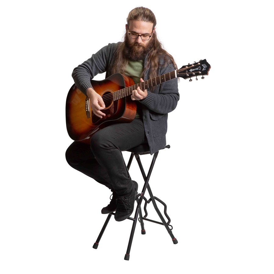 Gator Frameworks GFW-GTRSTOOL Sgabello per chitarra con supporto