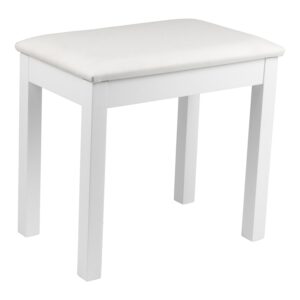 Gator Frameworks GFW-KEYBENCH-WDWH Panchetta in legno bianca per tastiera o pianoforte