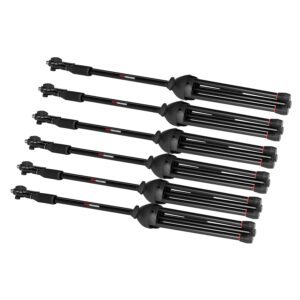 Gator Frameworks GFW-MIC-6TRAY Vassoio per 6 microfoni compatibile con stand microfonici