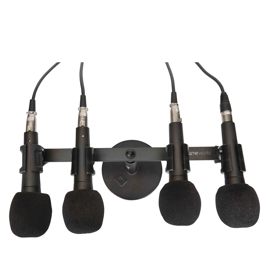 Gator Frameworks GFWMIC1TO4 Supporto barra microfonica 1 a 4