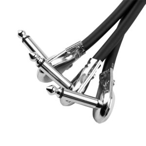 Gator Cableworks GCWB-INS-6INRA3PK Confezione da 3 cavi patch angolato/angolato 15 cm Serie Backline