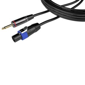 Gator Cableworks GCWH-SPK-03-1TL Cavo speaker jack TS dritto/speakon 1 m Serie Headliner