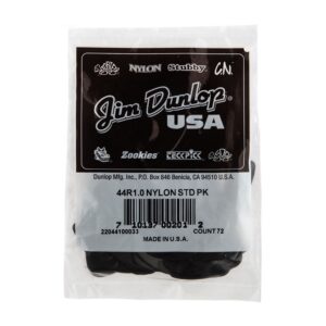 Dunlop 44R1.0 Nylon Standard Black 1.0mm