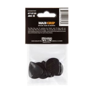 Dunlop 471P3S Max-Grip Jazz III Black Stiffo
