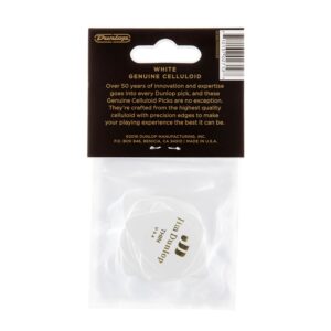 Dunlop 483P#01 White Classic - Thin