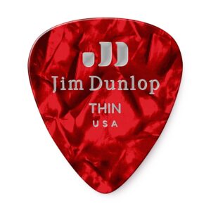 Dunlop 483P#09 Red Perloid - Thin