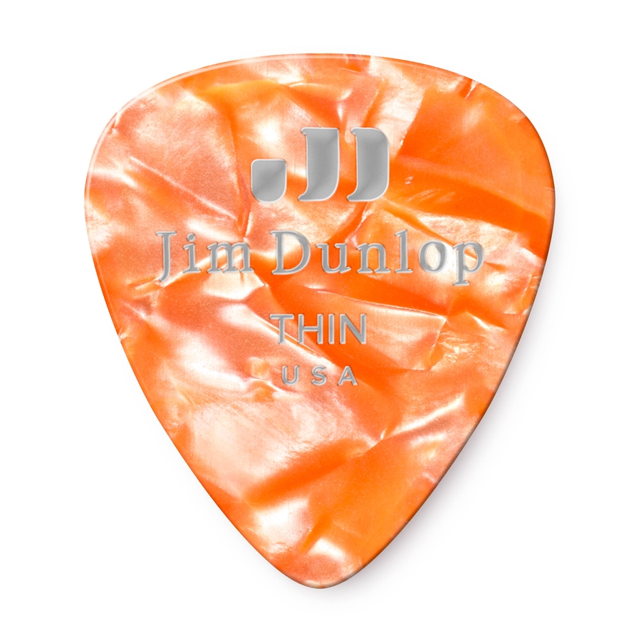 Dunlop 483R#08 Orange Perloid - Thin