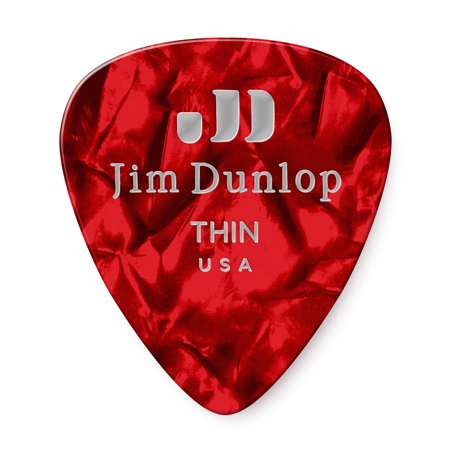 Dunlop 483R#09 Red Perloid - Thin