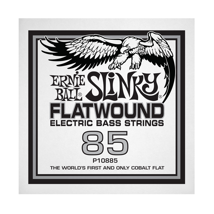 Ernie Ball 0885 Cobalt Flatwound Bass .085