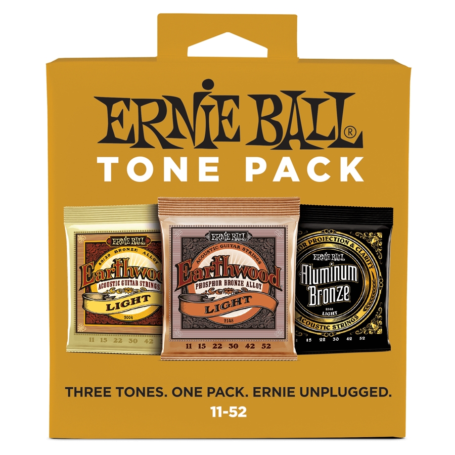 Ernie Ball 3314 Tone Pack per chitarra Acustica 11-52