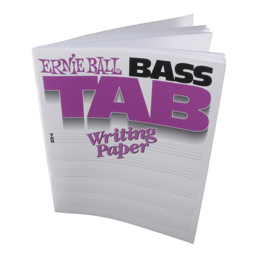 Ernie Ball 7022 Bass Tab Book