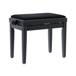 Quik Lok PB/010 BK S Panca Nero Satinato per Pianoforte