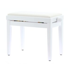 Quik Lok PB/100 WH L Panca Bianco Lucido per Pianoforte