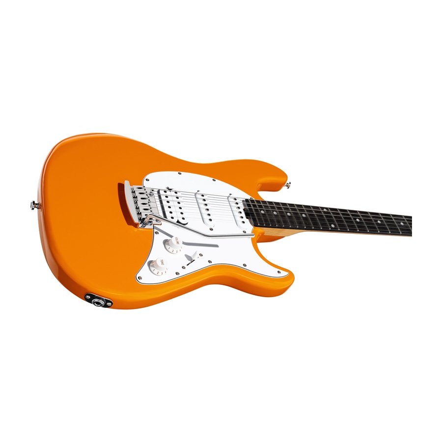 Sterling by MusicMan Cutlass CT20 HSS Sunrise Orange