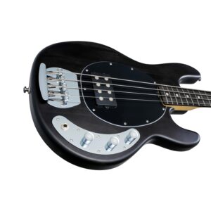 Sterling by MusicMan RAY4 Trans Black Satin