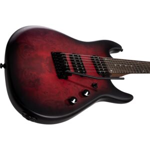 Sterling by MusicMan Richardson 7 Dark Scarlet Burst Satin