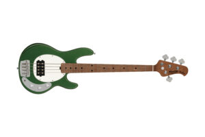 Sterling by MusicMan StingRay RAYSS4 Short Scale Charging Green