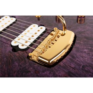 Music Man Cutlass HH Trem 7 Richardson Purple