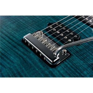 Music Man JP15 6 Cerulean Paradise Flame Tastiera Acero Figurato Roasted