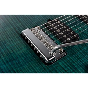Music Man JP15 7 Cerulean Paradise Flame Tastiera Acero Figurato Roasted