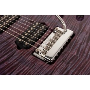 Music Man JP15 7 String Purple Nebula Flame Top