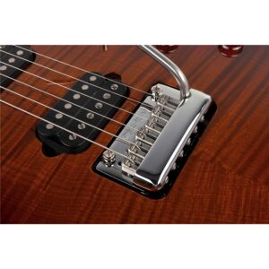 Music Man JP15 Tiger Eye Flame Top