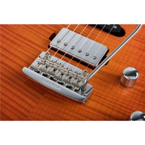 Music Man Luke 3 BFR HSS Cherry Burst Flame Tastiera Palissandro