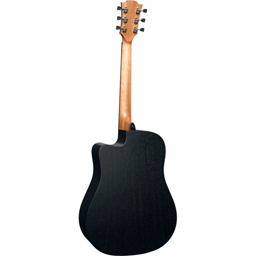 Lag T70DCE-BLS Chitarra Acustica Dreadnought Cutaway EQ Black Satin