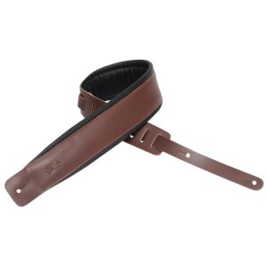 Levy's DM1PD-BRN Tracolla in pelle pieno fiore Brown 3'