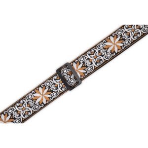 Levy's M10HT-13 Tracolla per banjo Jacquard Brown 2'