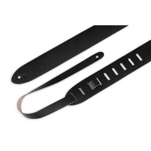 Levy's M12-BLK Tracolla in pelle pieno fiore Black 2'