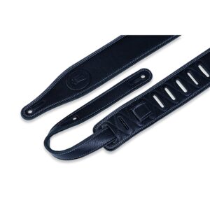 Levy's M17SS-BLK Tracolla in pelle Super Soft Black 2 1/2'